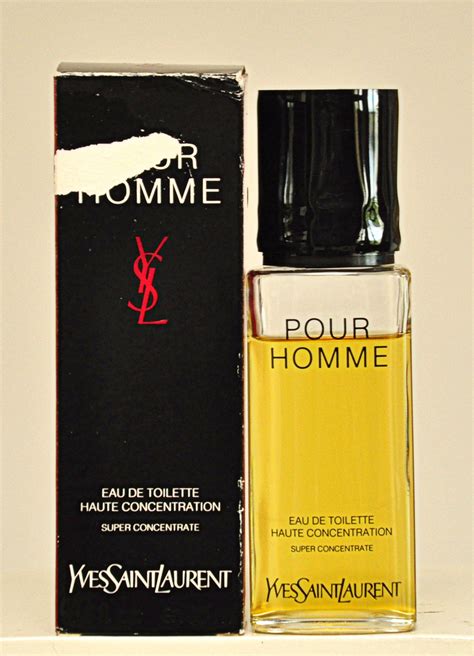 ysl eau de toilette pour homme|YSL pour homme vintage.